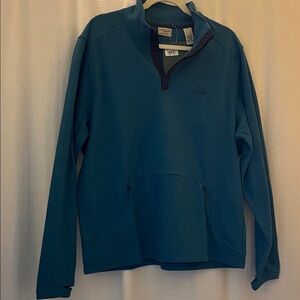 NWT L.L. BEAN Men’s Size Large Performance Fleece in Mallard Teal